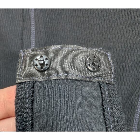 Free People Intimately Black Henley Long Sleeve Bodysuit Size S - Picture 6 of 10